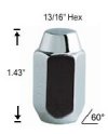 1-Pc Acorn Heat Treated 12mm 1.50 R.H. Lug Nut