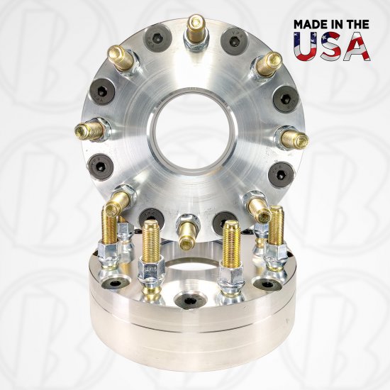 6 Lug x 5.5" to 8 Lug x 6.5" Wheel Adapters / 2" Spacers - Click Image to Close