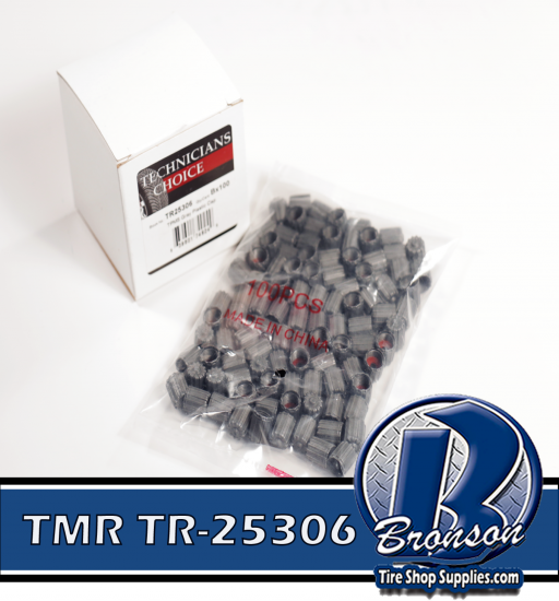 TMR TR25306 TPMS VALVE CAP GREY QTY 100 - Click Image to Close