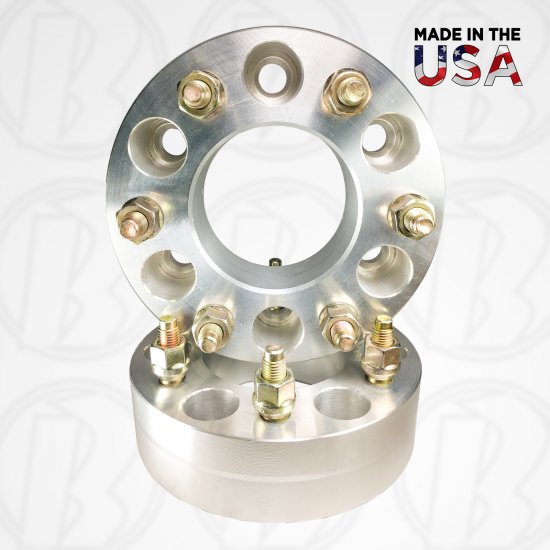 6x115 To 6x127 Wheel Adapters / 1" Spacers - Click Image to Close