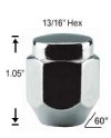 1-Pc Acorn Short 12mm 1.75 R.H. Lug Nut