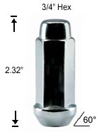 XL Bulge Acorn 12mm 1.75 