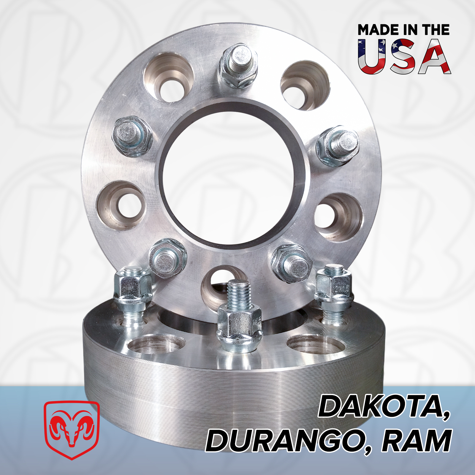 5x5.5 Dodge To 5x4.75 Wheel Adapters / 1" Spacers